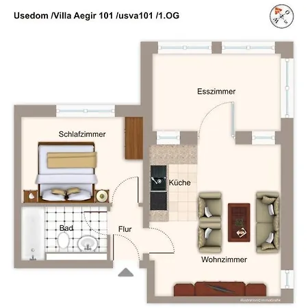 Aegir Aegir 101 Apartment Ostseebad Heringsdorf